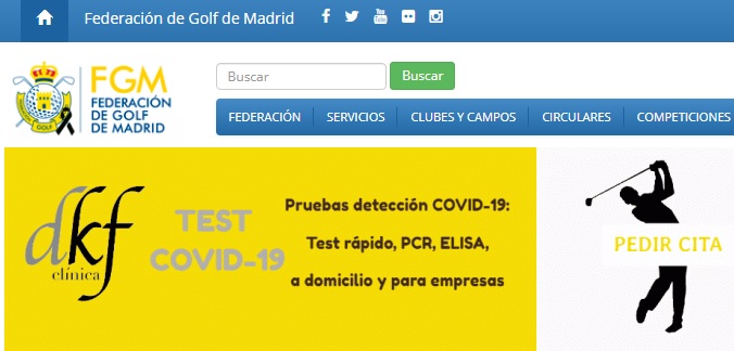 acuerdo federacion golf